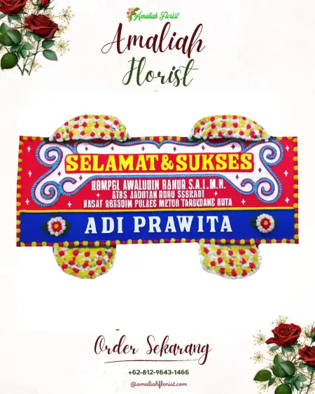 Papan Bunga Ucapan Selamat Peudada