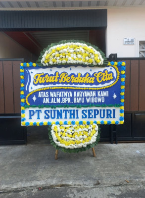 Papan Bunga Duka di Peudada